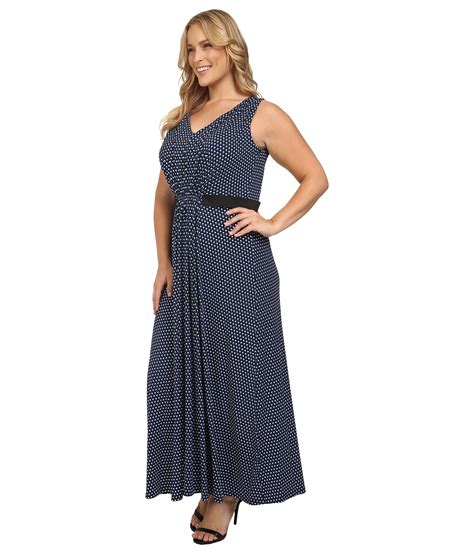 michael michael kors plus size pleated maxi dress